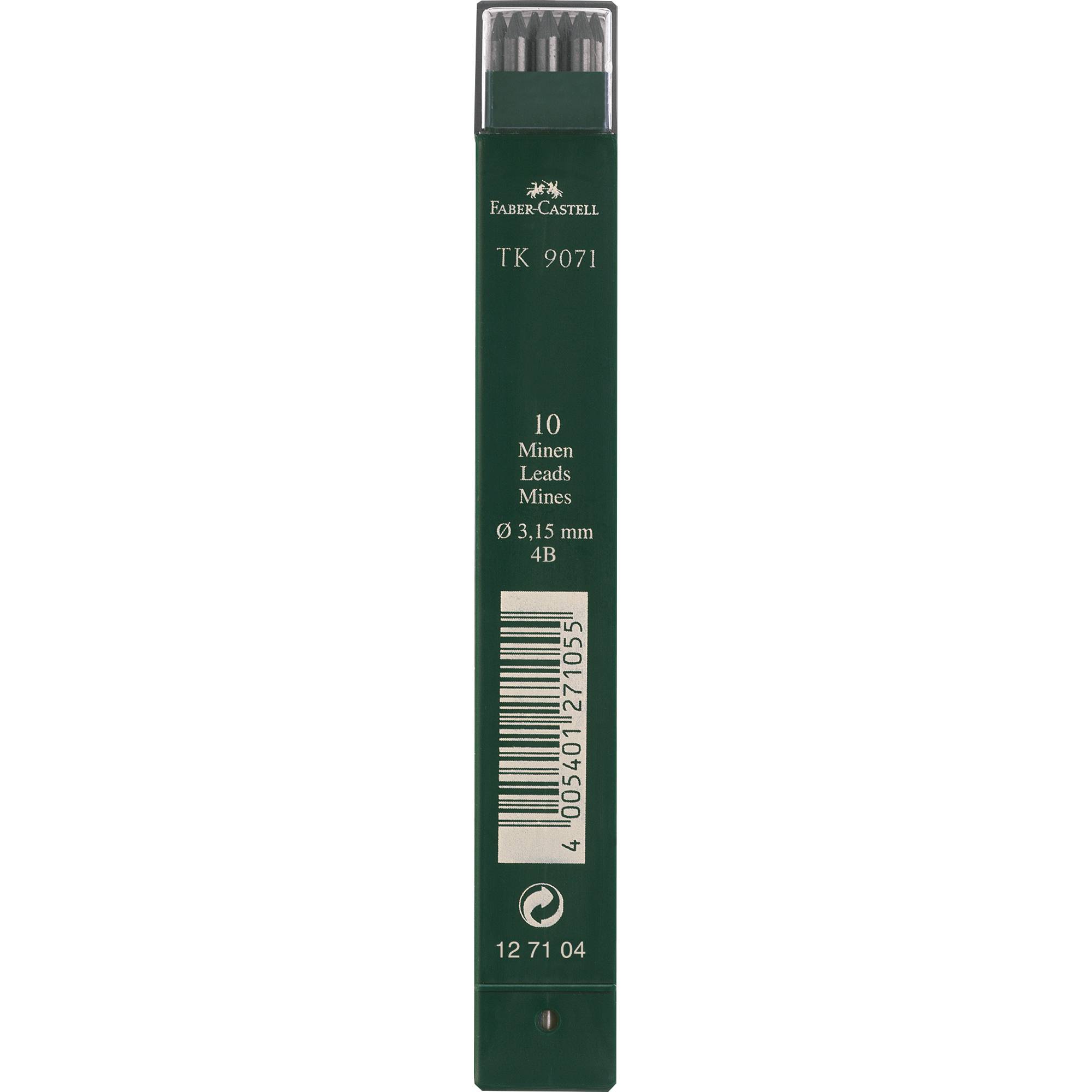Faber-Castell Fallmine TK 9071 127104 3,15mm 4B 10 St./Pack. - Artikel: 307065164-1