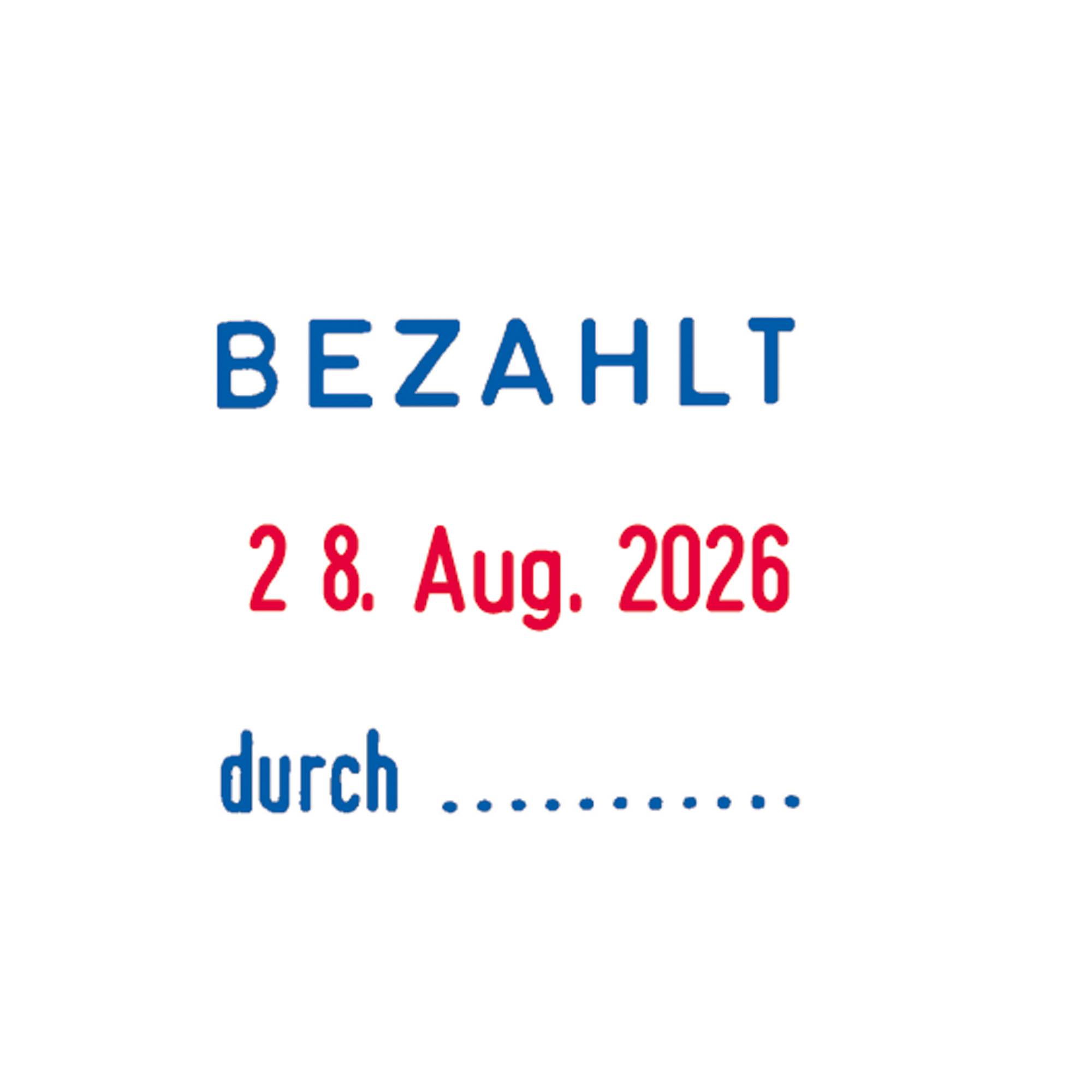 TRODAT - Datumsstempel 5430/L 41x24mm selbstfärbend blau/rot-3