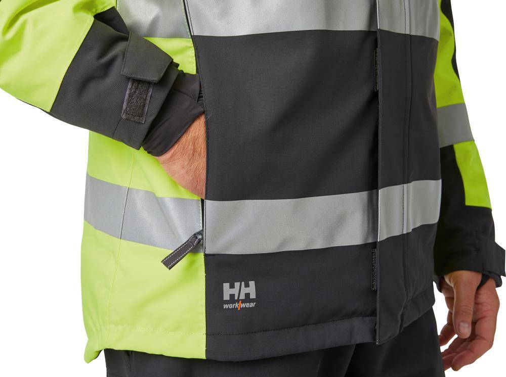 Winterjacke ALNA, warngelb/ebony, Gr.S, Helly Hansen - Artikel: 7040056399010-3