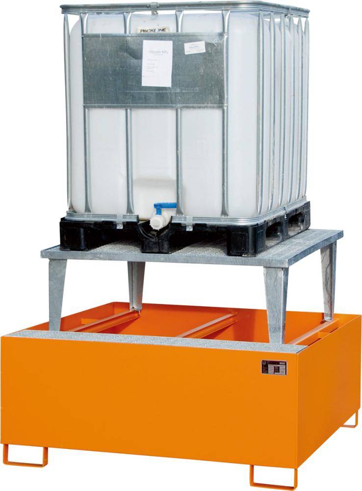 Auffangwanne AWA 1000 lackiert orange RAL 2000 - Artikel: 7830102319-0