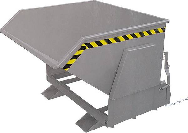 Kippbehälter 800 l B1190xT1440xH1080 mm verzinkt,Tragkraft 1500kgm.geschützten Abrollkufen - Artikel: 7830912099