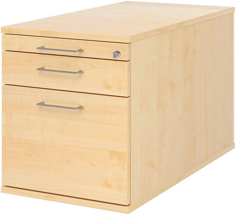 Rollcontainer 3 Schubladen 428x800x512 Ahorn - Artikel: 7830781786-0