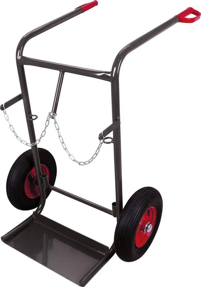 Stahlflaschenkarre für 40 - 50 Ltr. RAL 7016 fk-1301/AG - Artikel: 7830206280-0