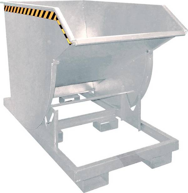 Kippbehälter BKM 1000 l B1060xT1760xH1270 mm vzk Tragkraft 3000kg mit Abrollsystem - Artikel: 7830911850