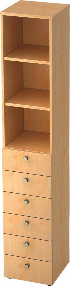 Kombischr. Profi Ahorn 6 OH, 40x42x215,6mm - Artikel: 7830781323-0