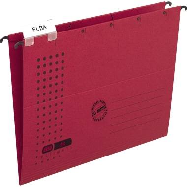 ELBA Hängemappe chic ULTIMATE 100552089 DIN A4 Karton rot - Artikel: 122002230-2