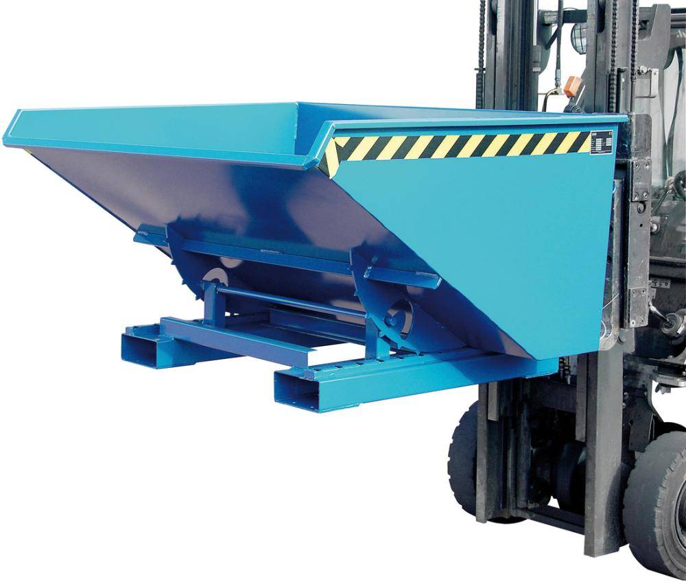 Kippbehälter EXPO 900 l B1570xT1260xH835 mm RAL5012 Tragkraft 1000kg - Artikel: 7830911615-0