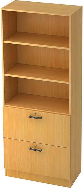 Registraturschrank 7300SGBuche / Buche, 80x42x200 - Artikel: 7830780948-0