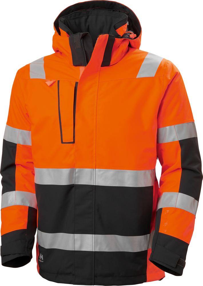 Winterjacke ALNA, warnorange/ebony, Gr.L, Helly Hansen - Artikel: 7040056398907