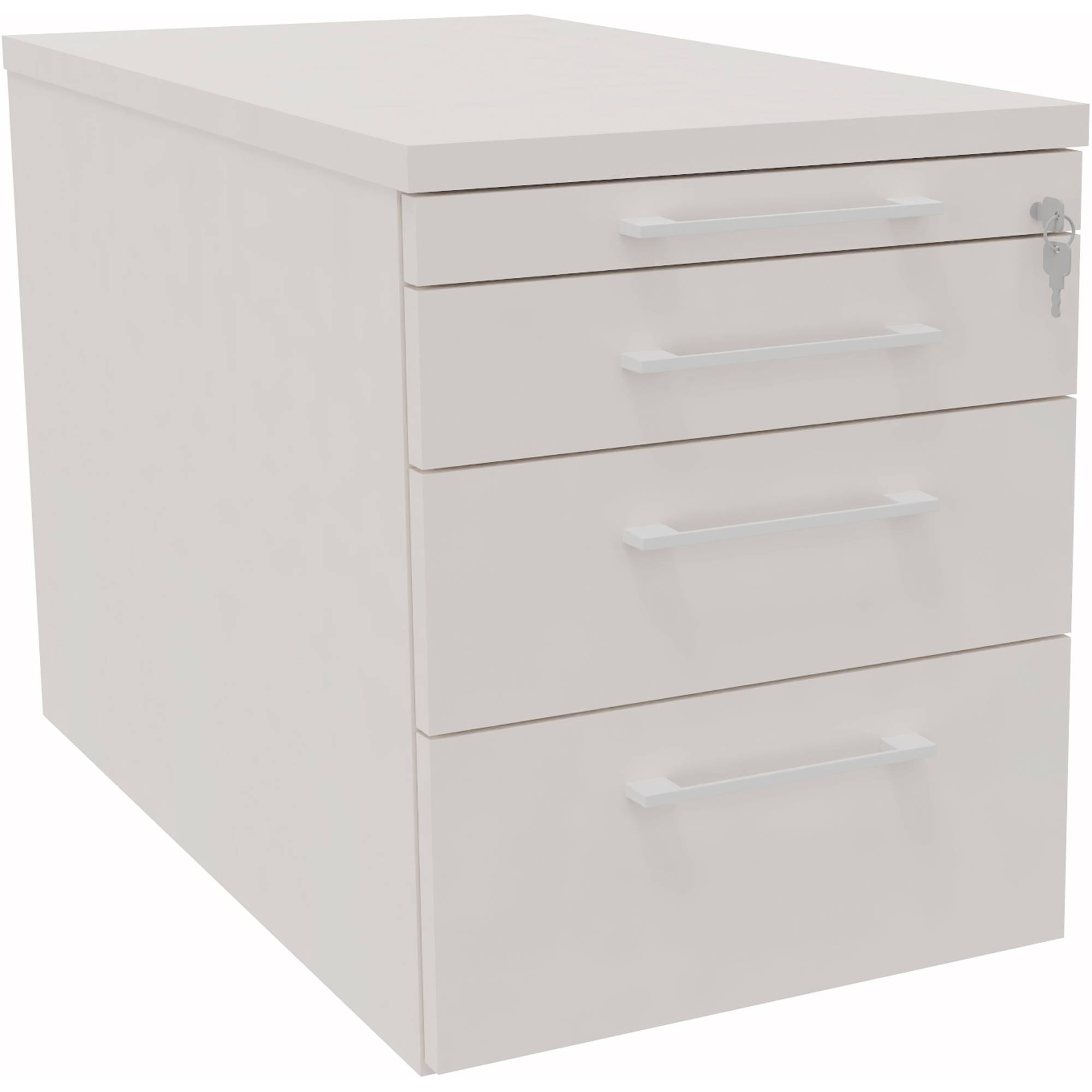 Rollcontainer Teilung 1/2/3/3 B434xT800x540mm Weiß - Artikel: 820112301