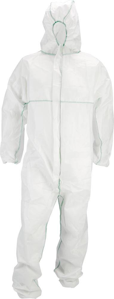Einwegschmutzanzug, PP, Gr. 2XL, weiß, FORTIS - Artikel: 4317784794503-0