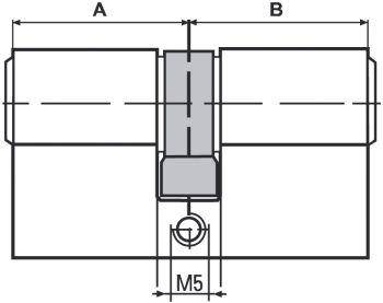 Profildoppelzylinder PZ 8800 31/31mm Anz.Schlü.3 versch.-schl.BKS-1