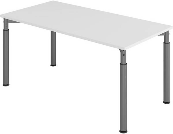 Schreibtisch 4-Fuß 1600x800 mm Grau - Artikel: 7830781659