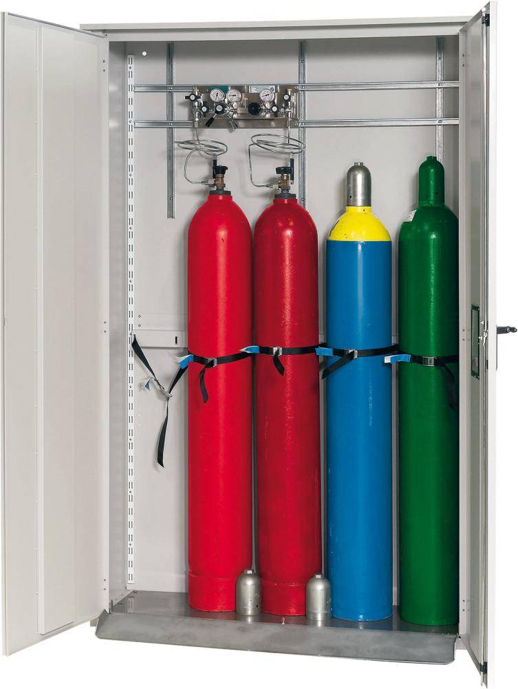 Druckgasflaschenschrank einwandig 5 x 50 Liter - Artikel: 7830101970-0