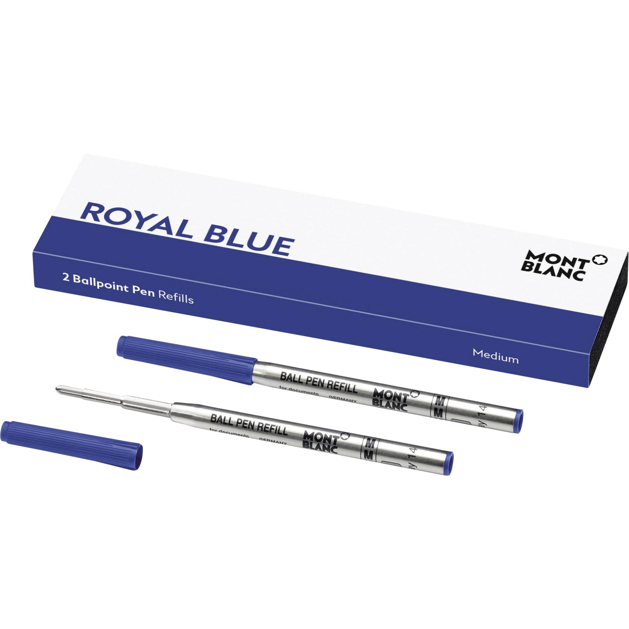 Montblanc Kugelschreibermine 128214 royal blue M bl 2 St./Pack. - Artikel: 313015250-1
