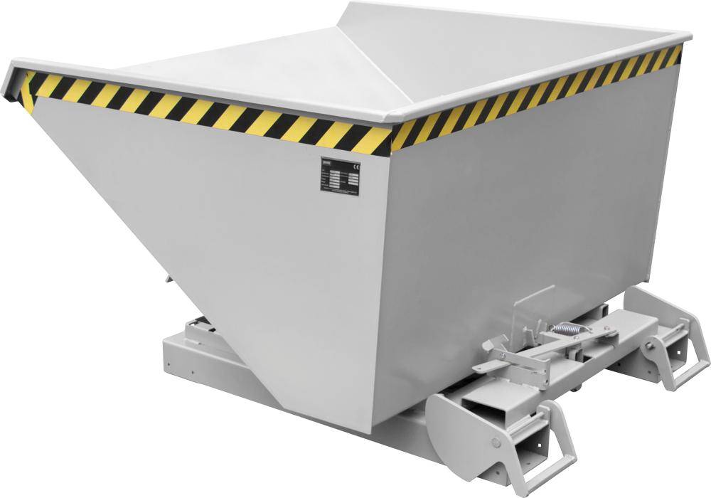 Kippbehälter 4A 1200 l B1095xT1920xH1125 mm vzk Tragkraft 1500kg mit Abrollsystem - Artikel: 7830911566-0