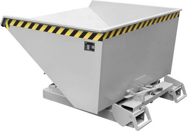 Kippbehälter 4A 1200 l B1095xT1920xH1125 mm vzk Tragkraft 1500kg mit Abrollsystem - Artikel: 7830911566