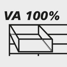 Rollcontainer B570xT615xH570mm RAL 7035/5012 3 Schubladen - Artikel: 7830945591-2