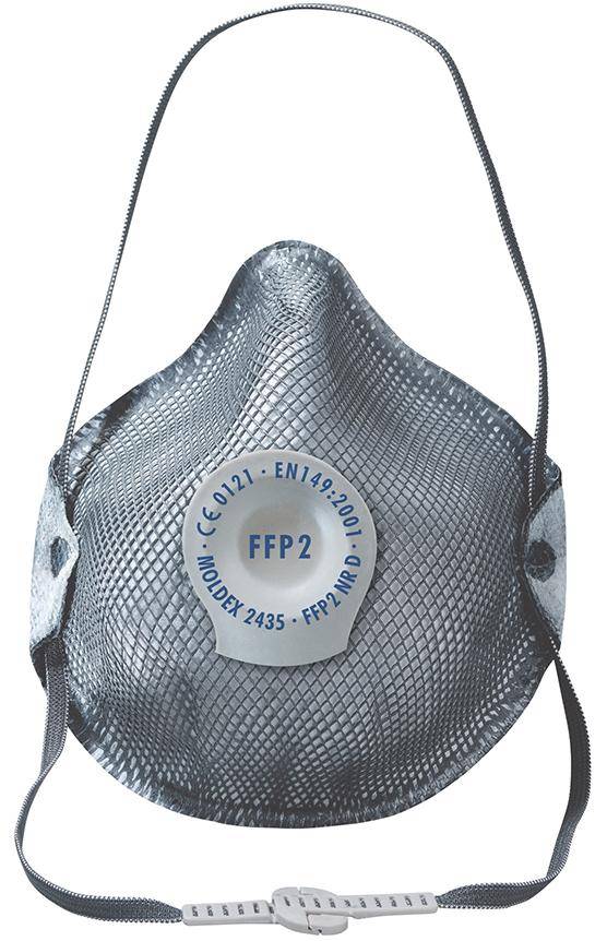 Atemschutzmaske 2435 Ventil, FFP2 NR D - Artikel: 4019444004921-0