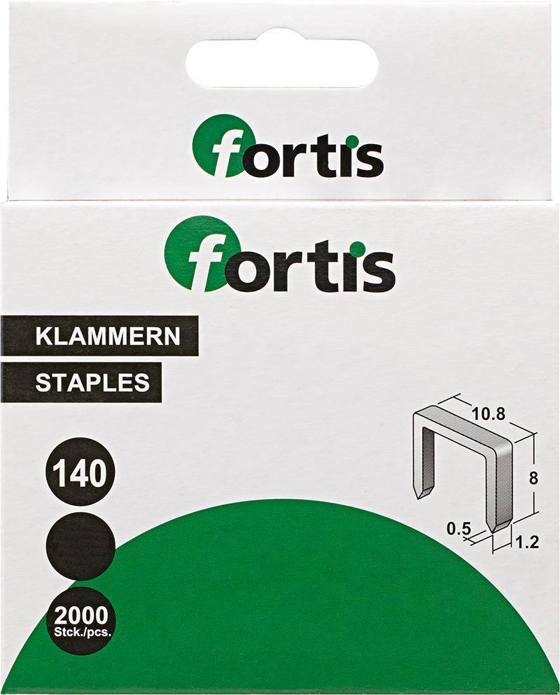 Heftklammer 6 mm a 2000Stk. FORTIS - Artikel: 4317784703451-0