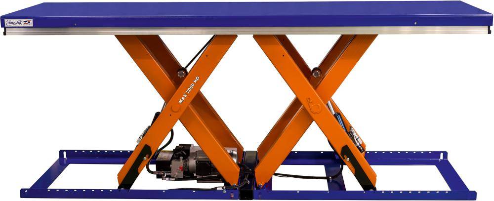 Horizontaler Doppelscheren-Hubtisch Traglast 2000kg 2600mm x 800mm - Artikel: 7830103033