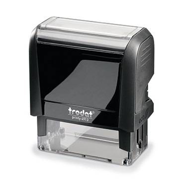 trodat Textstempel PRINTY 4.0 44086 58x22mm 6zeilig Kissen schwarz-0