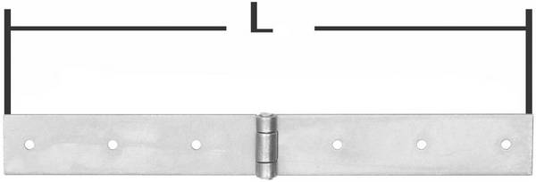 Kistenbänder 35x2,5x400mmhell verz. - Artikel: 4011338229991