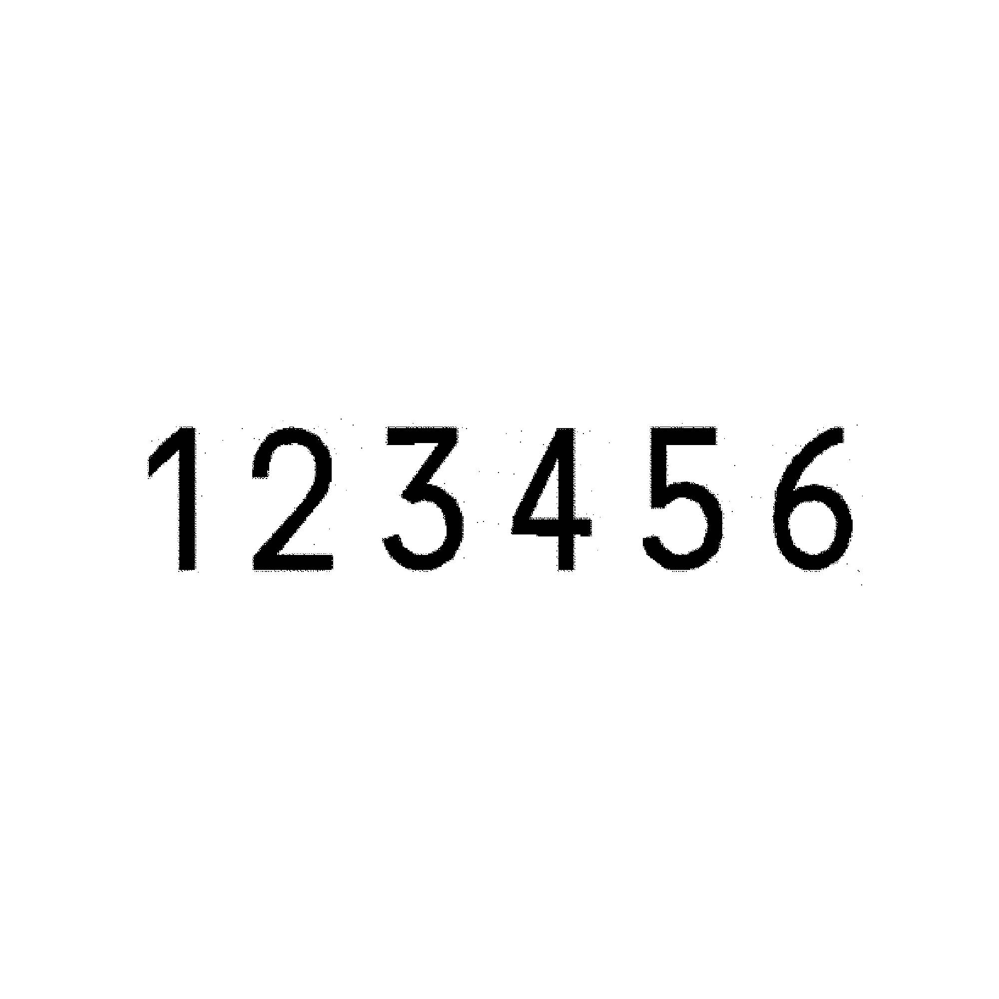 REINER Numeroteur B6B4 Zifferngröße 4,5 mm Blockschrift - Artikel: 163023100-0