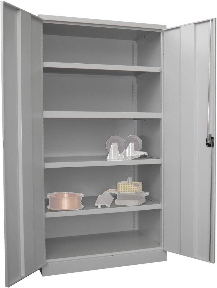 Schwerlastschrank Basic 1950x1040x630 mm, 4 Böden lichtgrau/lichtgrau-0