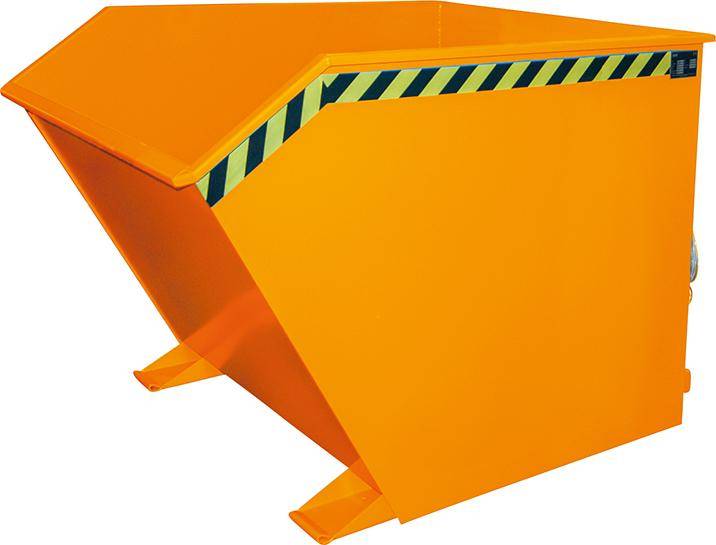 Kippbehälter GU 1500 l B1280xT1640xH1090 mm RAL2000 Tragkraft 1500kg - Artikel: 7830911929-0
