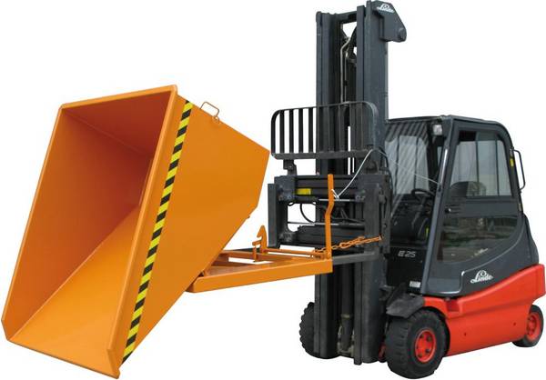 Muldenkippbehälter 500 l B830xT1530xH795 mm RAL2004,Tragkraft 1000kg 500 Liter, RAL 2004 - Artikel: 7830913795