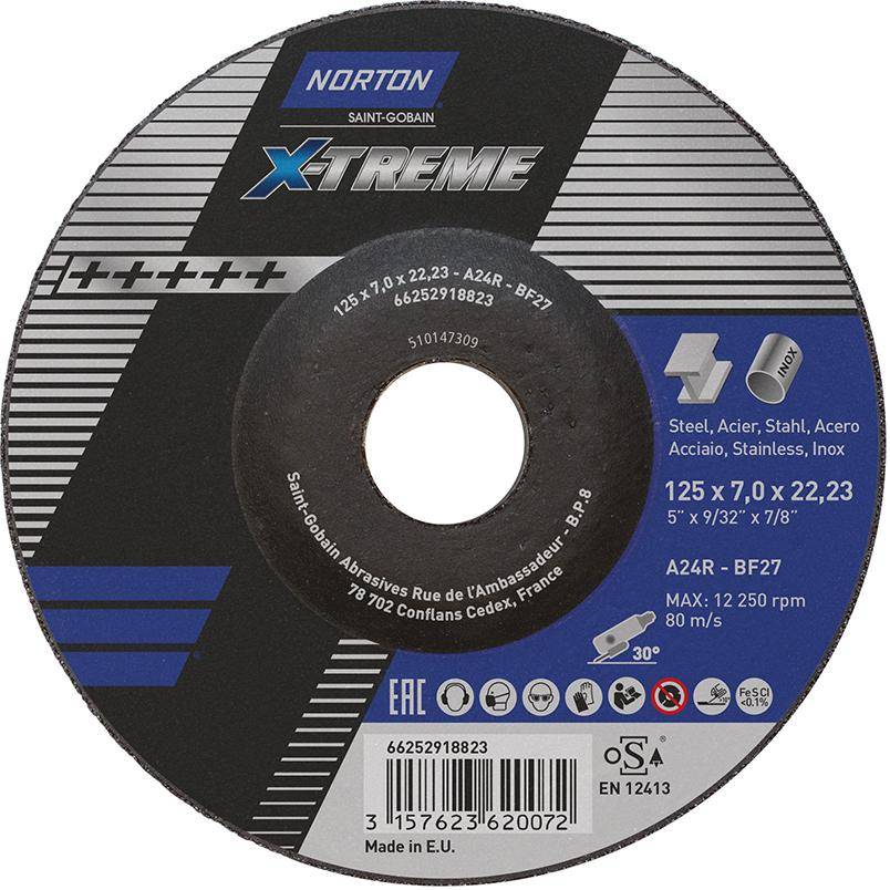 NORTON Schruppscheibe X-Treme ø 125x7mm T27-0