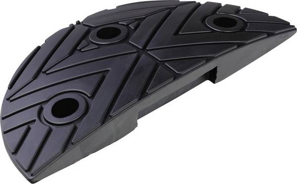 Fahrbahnschwelle Endstück schwarz B250xT420xH50 mm - Artikel: 7830105685