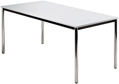 Bespr.-tisch 160 x 80 lichtgrau/Chrom - Artikel: 7830780545-0