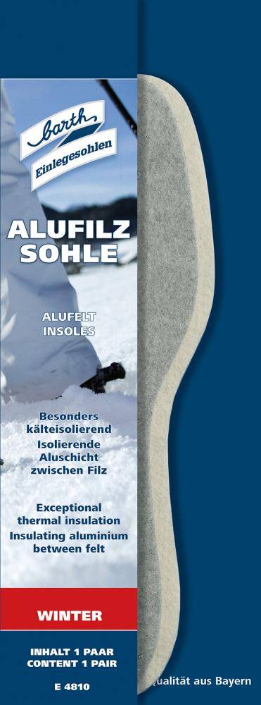 Alu Filz Sohle, Gr. 48 - Artikel: 4018336404771-0