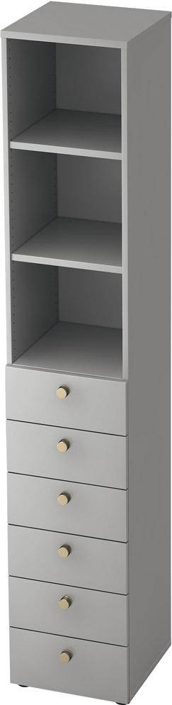 Kombischr. Profi Grau 6 OH, 40x42x215,6mm - Artikel: 7830781324-0