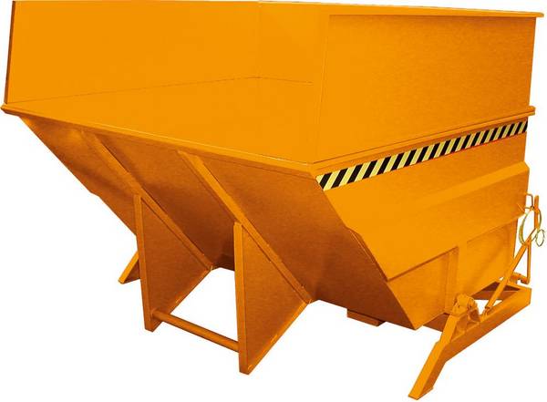 Kippbehälter BKC 5000 l B2280xT2310xH1740 mm RAL2000 Tragkraft 2500kg - Artikel: 7830912078
