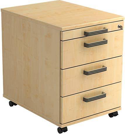 Rollcontainer AC30SG 60 tief, Ahorn - Artikel: 7830780904