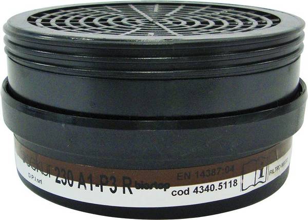 Kombinationsfilter 230 A1-P3 EN 14387 f.2 St./Btl.EKASTU