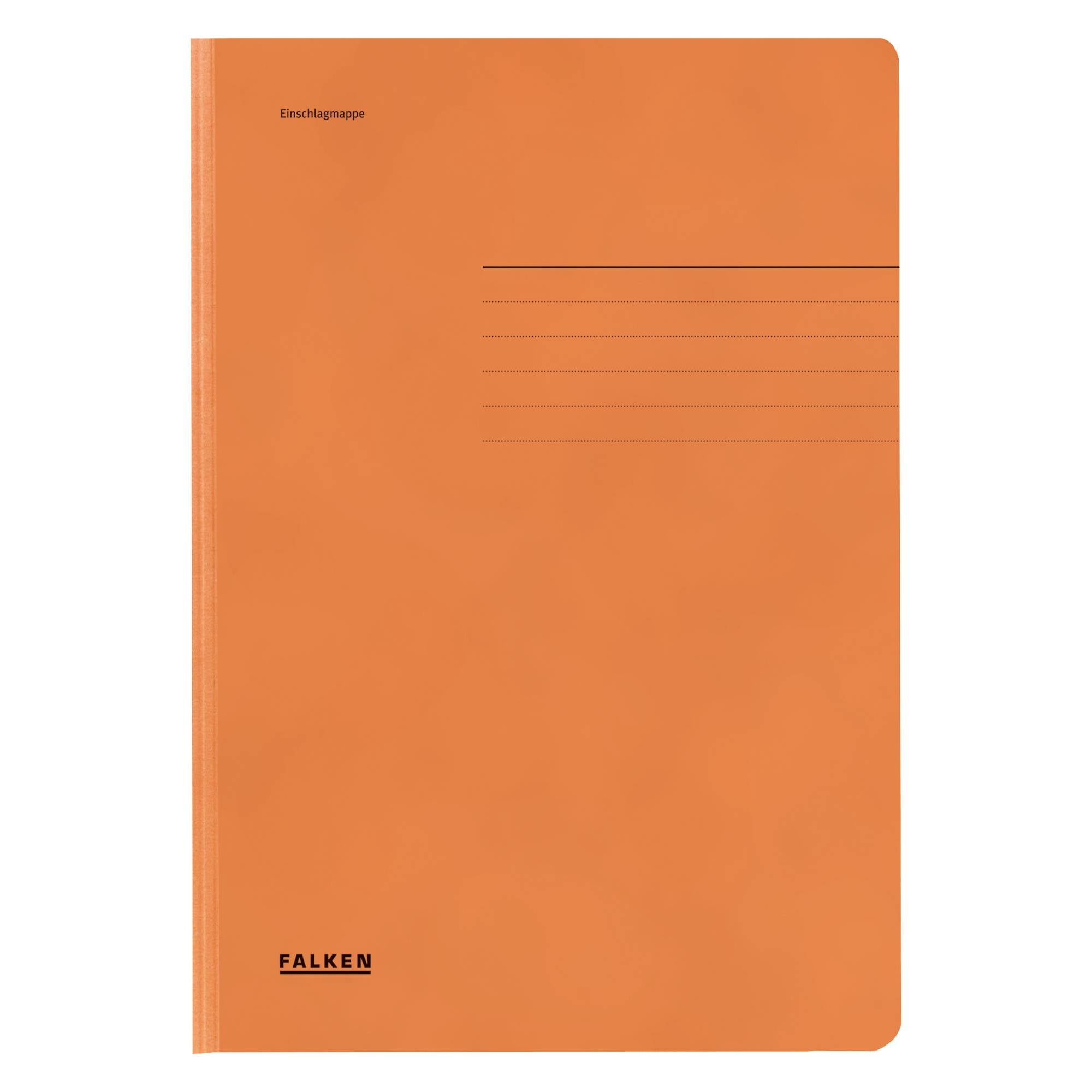 Falken Jurismappe 80001472 DIN A4 3 Klappen Karton orange - Artikel: 125014020-1