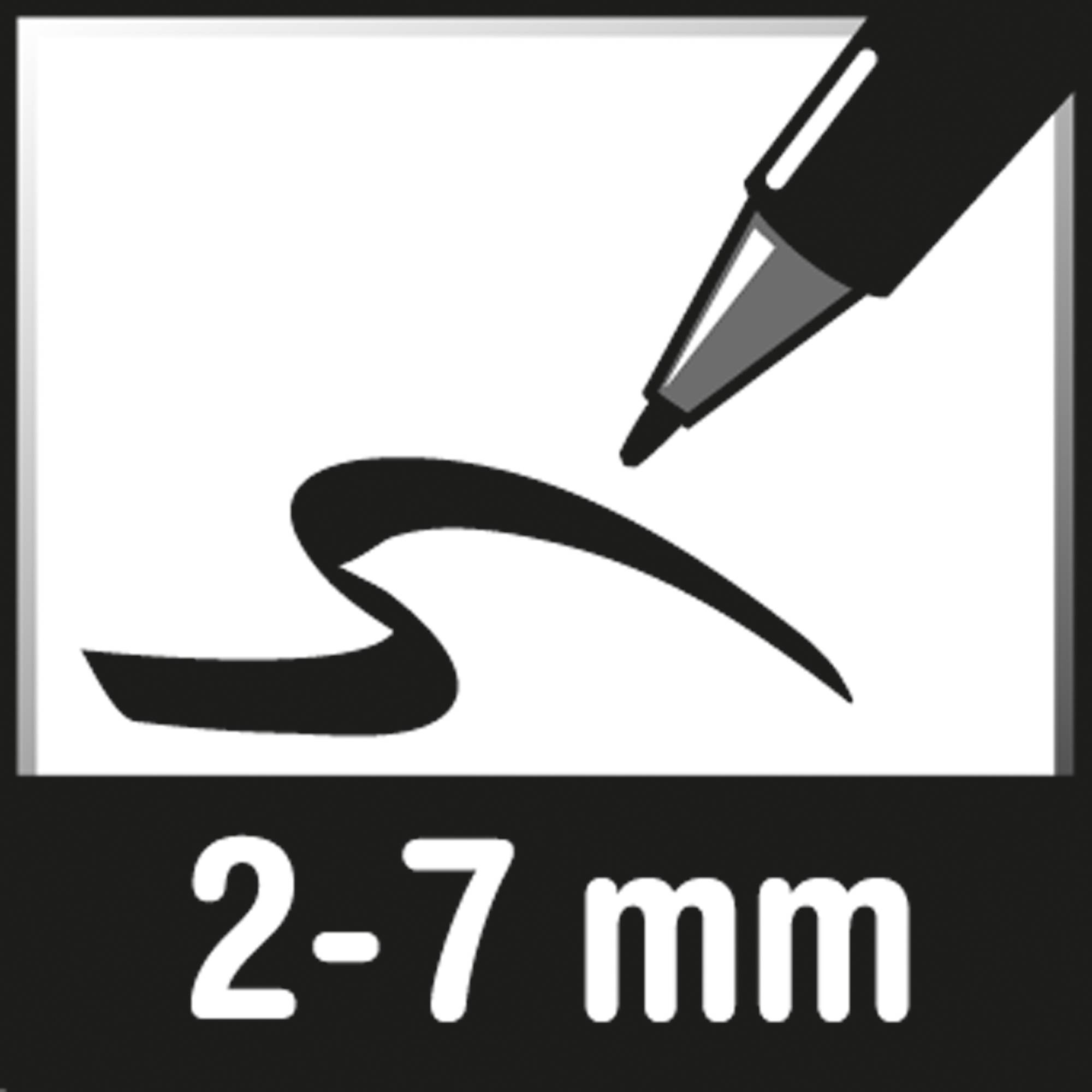 edding Permanentmarker 500 4-500009 2-7mm nachfüllbar Keilspitze rosa - Artikel: 305030432-0
