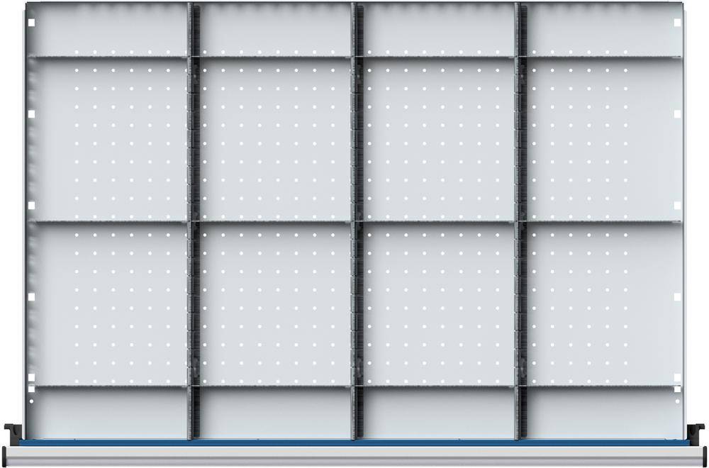 Schubladeneinteilungssatzfür FH90mm 1/4 Teilung f.Schublade B900xT600mm - Artikel: 7831962601-0