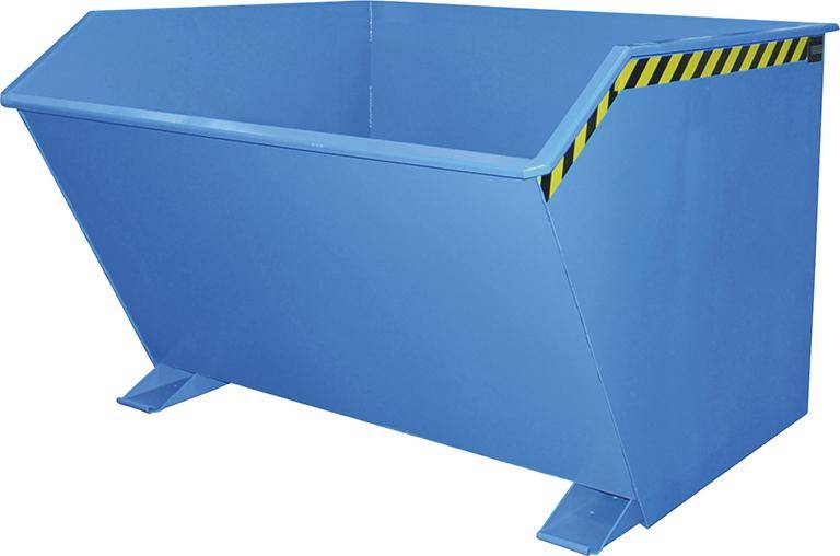 Kippbehälter GU 2000 l B1680xT1640xH1090 mm RAL5012 Tragkraft 1500kg - Artikel: 7830911937-0