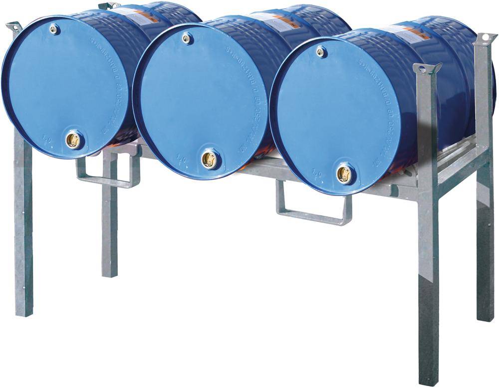 Stapelgestell 3x60l Fass 1420x540x880mm 3012.42 verz. - Artikel: 7830103102-0