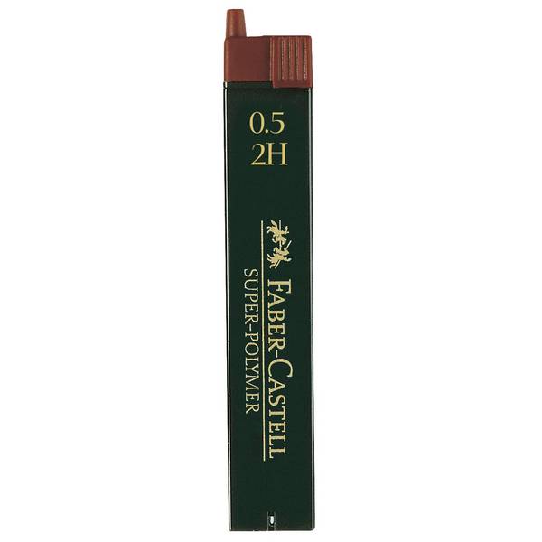 Faber-Castell Feinmine SUPER POLYMER 120512 2H 0,5mm 12St. - Artikel: 315020972