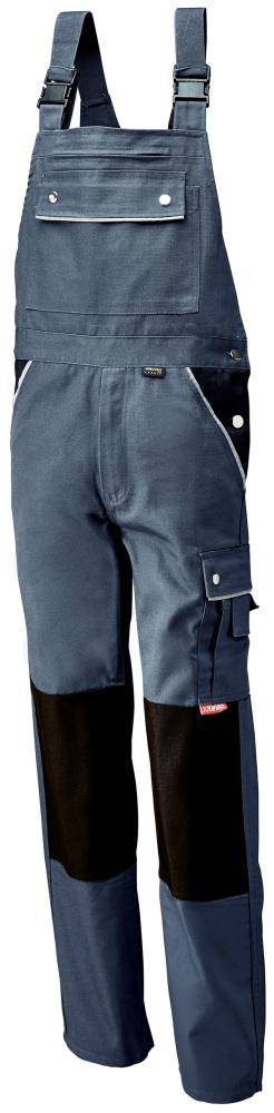 Latzhose,Canvas,320 g/qm,Gr.56,grau - Artikel: 4030913040851-0