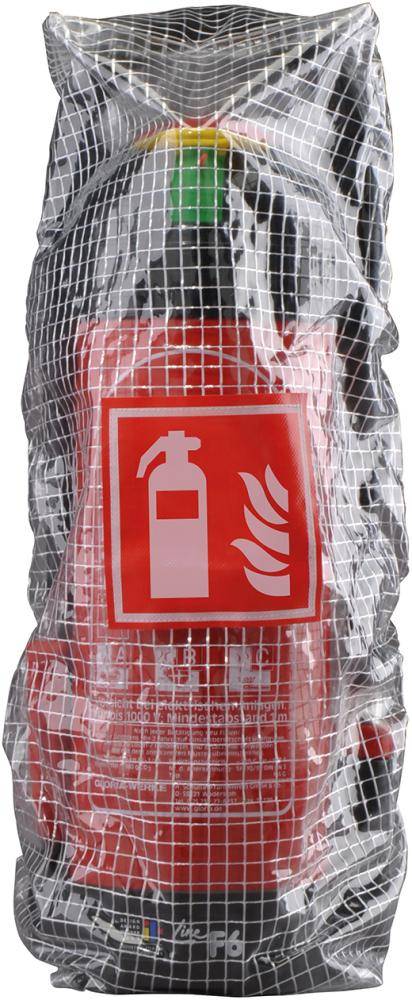 Gitternetzfolie f.6kg Feuerlöscher ca.H 620xB 210xT 240mm GLORIA-0
