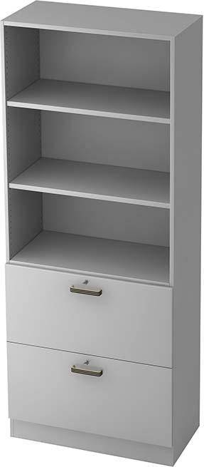 Registraturschrank 7300SGgrau / grau, 80x42x200 - Artikel: 7830780947-0