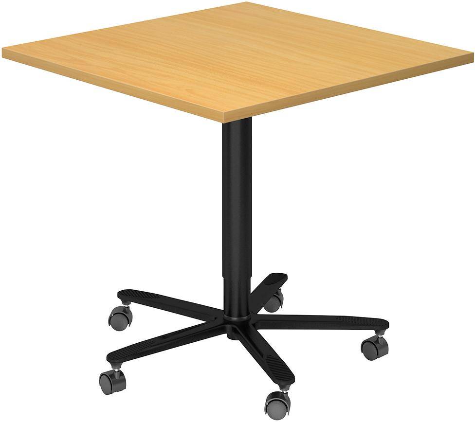 Stehtisch 800x800mm 720-1140 Buche Gestell schwarz - Artikel: 7830781856-0