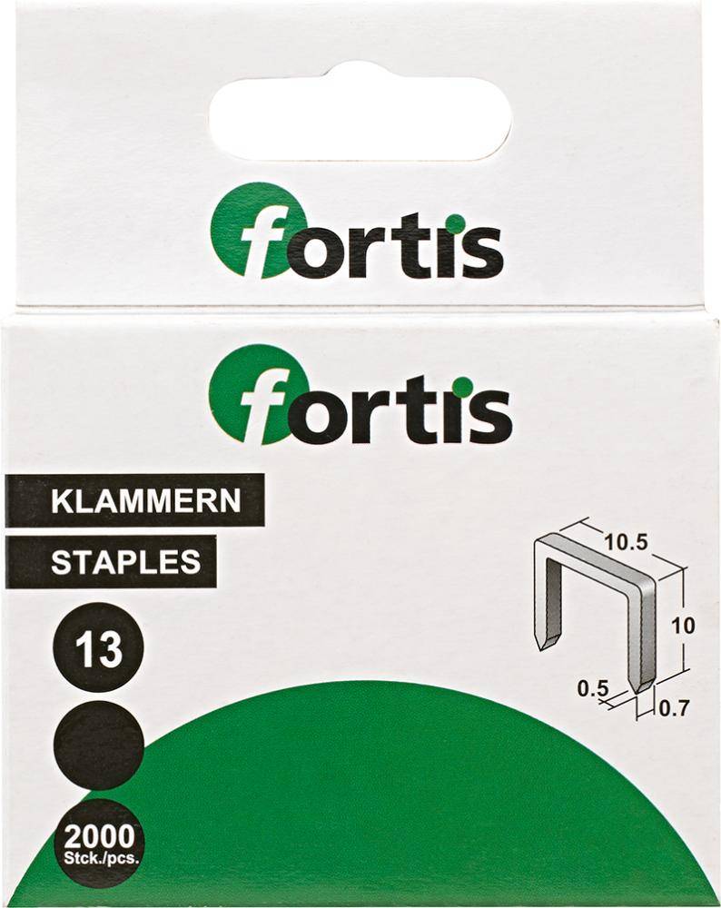 Heftklammer 14 mm a 2000Stk. FORTIS - Artikel: 4317784703499-0